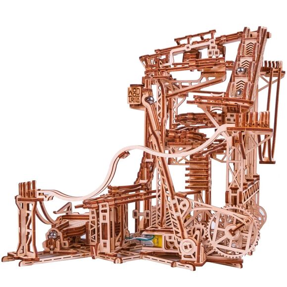 Wooden Marble Run Spiral Electric Motorized - Wooden 3D Puzzles for Adults an... - Picture 1 of 7